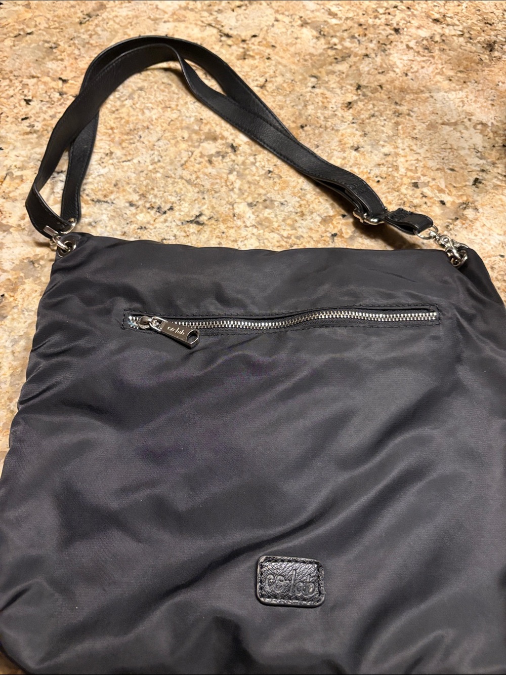 co-lab Shoulder Bag Black & Blue